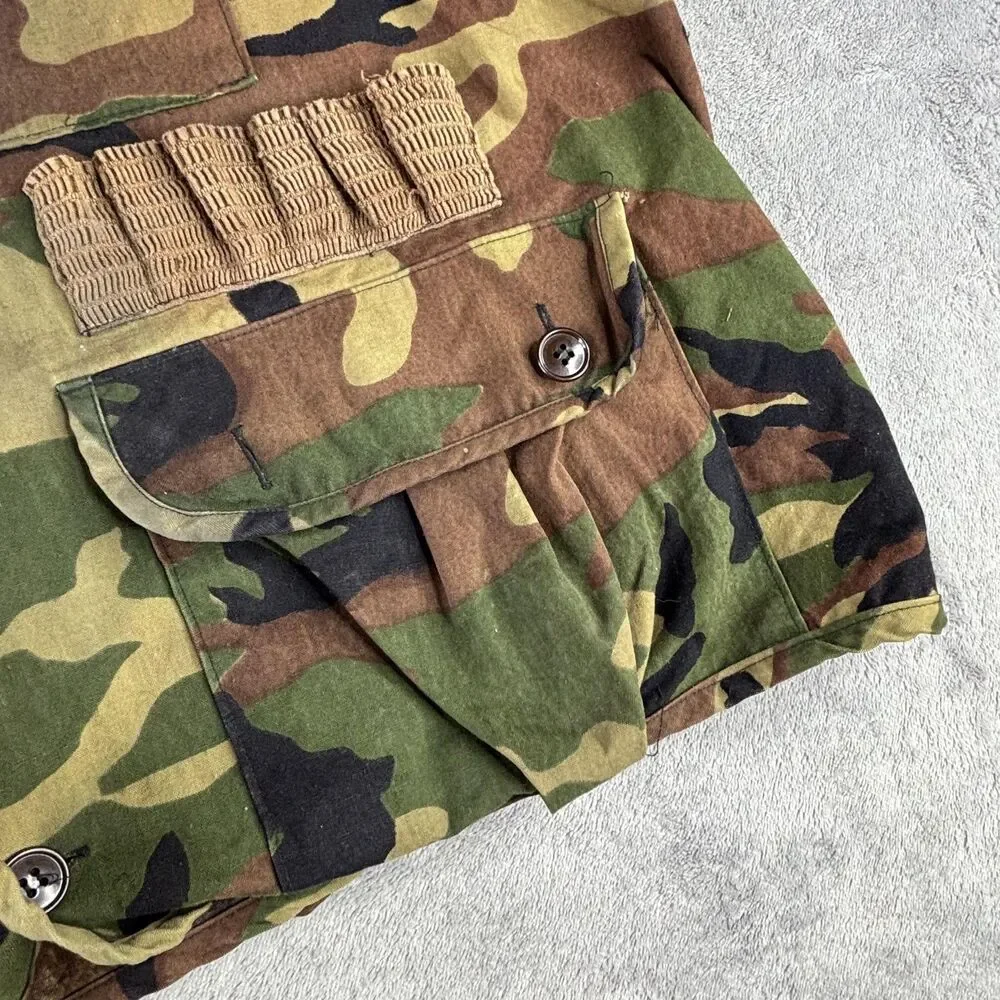 Caliber Sportsman's Camo Duck‎ Hunting Shooting Vest Mens Large Shell Loops